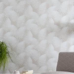 ورق حائط مشجر طول 1.005سم، عرض 53سم، لون بيج، موديل أوكسجين