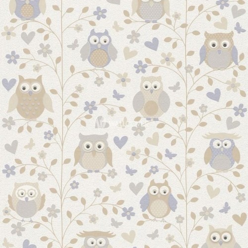German Wallpaper Youth and Children 10m x 0.53m Beige, Model 459111 | Balbaid Decor Company