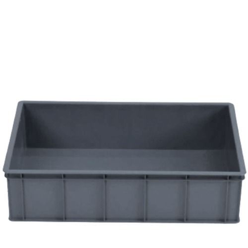 HDPE Plastic Storage Box 17×44×64 Cm, Gray Color | AL-FURIDI FACTORY FOR PLASTIC INDUSTRIES