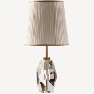 Modern Table Lamp 44x24 cm Clear Color | Abyat Company