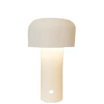 Rechargeable LED Table Lamp, 21 cm Length, 12 cm Width, White Color