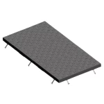 غطاء مانهول متعدد حديد زهر مقاس 1500×900 ملي، مستطيل الشكل   حموله 40 طن  لون رمادي | مصنع سعودي كاست