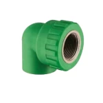 PPR Elbow with Female Thread chanal Size  ¾ × ½ inch Outside Diameter  35  mm Color  Green