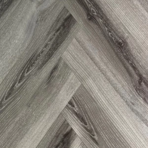 HDF Parquet Panels 12 mm Thickness Herringbone Design, Gray Color | 1279