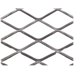 Expanded Metal Mesh Made of Aluminum Tejari Shape Thickness 2.7 mm Width 2.44 meter Length 2 meter    | Bait Al Tatawor Company