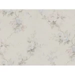 ورق جداري ايطالي، لون بيج، تصميم ورود، مقاس 10 م×0.53 م، موديل Z66861