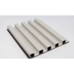 PVC wood replacement panels, size 20 x 290 cm, rectangular shape, white color