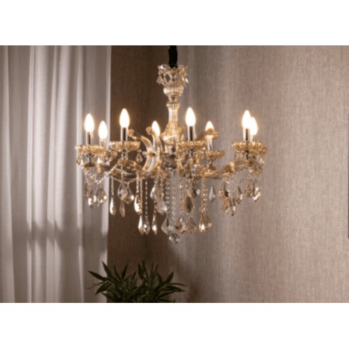 Modern Crystal Chandelier 78x78x64 cm, Golden Color | Abyat Company