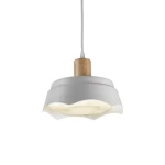 Modern Hanging Light, Dimensions 23x16 cm, white color 
