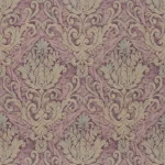 ورق حائط ايطالي مقاس 10 م×0.73 م، لون وردي مع بيج، موديل 4247