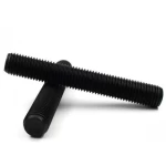 Black Zinc Plated Threaded Rod  Size 1 1/2 inch, Grade   B7, ASTM 193 Length 3 meter | Aobsco Company