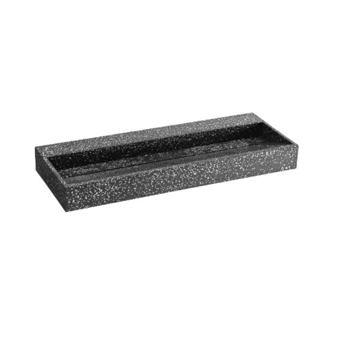 Monoblock Washbasin Nova Model 13×45.7×122 cm, Grey | Abyat Company