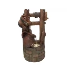 Decorative Fountain, Brown Color, Size 69 × 26.5 × 36 cm, Item Code WXF2206186