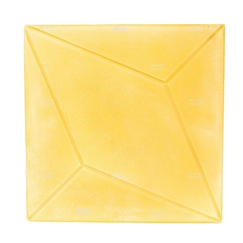 بلاط ديكور للحوائط 40×40 سم، ارتفاع 4 سم، لون اصفر | الصريف لمواد البناء