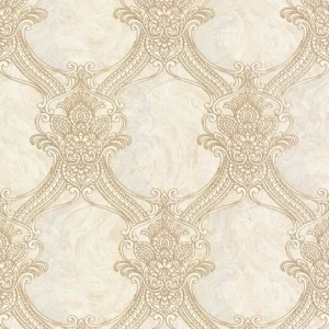ورق حائط ايطالي تصميم كلاسيك لون بيج فاتح، مقاس 10 م×1.06 م، موديل 82710 | شركة بالبيد للديكور