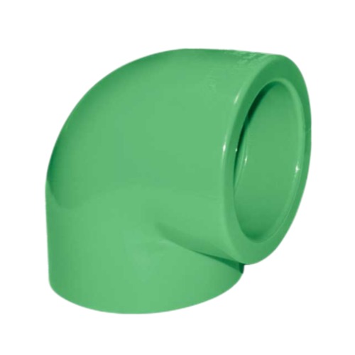 PPR Elbow 90 Degree Size 75 mm Length 71.4 mm Green | Al-Jawdah Industrial Complex