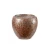 Plant pot made of Fiberglass, Round Shape, Brown, size 16×19×19 cm