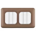 مفتاح انارة سداسي 10 أمبير، لون نحاسي، 7×14 سم، 250 فولت | سبكترا