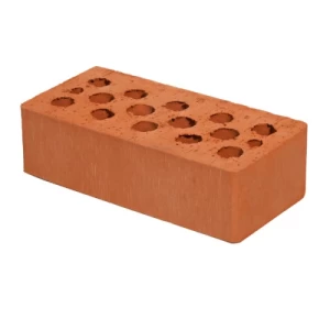 طوب احمر مثقب ناعم 65×112×235 مم، وزن 2.5 كغم | الديار العتيقة للطوب الفخاري