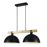 Classic Design Ceiling Lighting, 150 cm Length, 70 cm Width, Black