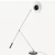 Floor Lamp Attractive Shape, 179 cm Length, 41 cm Width, 28 cm Height, Black