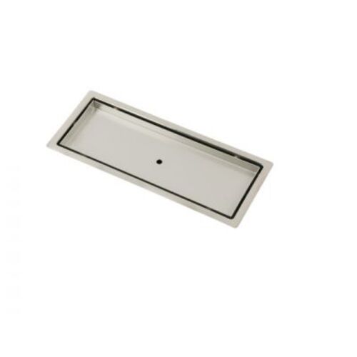 Rectangular Bathroom Drain 30x10 cm Chrome Color | N67.505