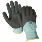 Cut-resistant glove, size 8M, black and green, Honeywell brand