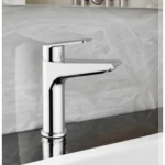 Washbasin Faucet Size 18 cm, Chrome