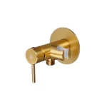Bidet Mixer, Dimensions 10×11×16.2 cm, Matte Gold Color, Pressure 15 Bar
