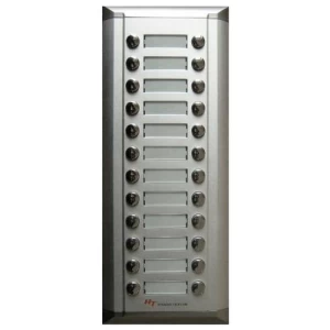 Intercom System with Expansion Panel 24 Apartments, Silver Color | 3800