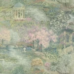  ورق جداري ايطالي متعدد الالوان، طول 10 م، عرض 0.73 م، موديل 27043