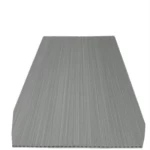 بديل خشب مسطح، سماكة 9 ملم، عرض 60 سم، ارتفاع 2.90 متر، لون رمادي
