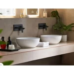 Counter Wash Kyra Model White Color, Size 40×40×17.5 cm  
