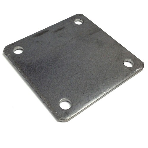 Square Steel Base Plate Thickness 10 mm Size 25 × 25 mm | Matkel Store