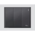 مفتاح ثلاثي دركسيون دي 3 بيانو مقاس 7×7 سم 10 أمبير لون أسود