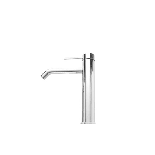 Middle Washbasin Faucet Height 23.1 cm, Depth 19.1 cm, Shiny Chrome | Hatch Company