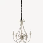 Luxury White Pendant with Unique Design, Height 52 cm, Width 73 cm, Length 73 cm