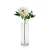 Artificial Peony Flowers, Size 72 cm, Cream Color 