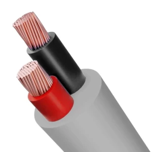 كابل كهرباء نحاس مجدول 2 خط مقاس 4 مم2، 300/500 فولت، عزل PVC | مجموعة كابلات الرياض