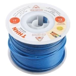 Riyadh 4 AWG THHN Stranded Copper American Wire, 600 Voltage Rating, PVC Insulated, Nylon Jacket, Green/Yellow Color 