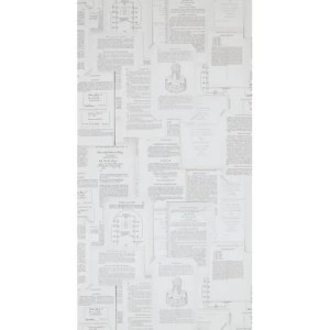 Holland Wallpaper Youthful Design 10m x 0.53m, Gray Color, Model 18260 | Balbaid Decor Company