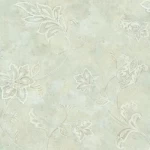 American Wallpaper Pale Green Color Floral Design, Size 10mx0.53m, Model TB4248