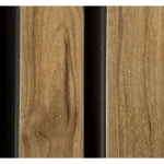 لوح بي في سي للجدران مقاس12×290 سم اللون بيج