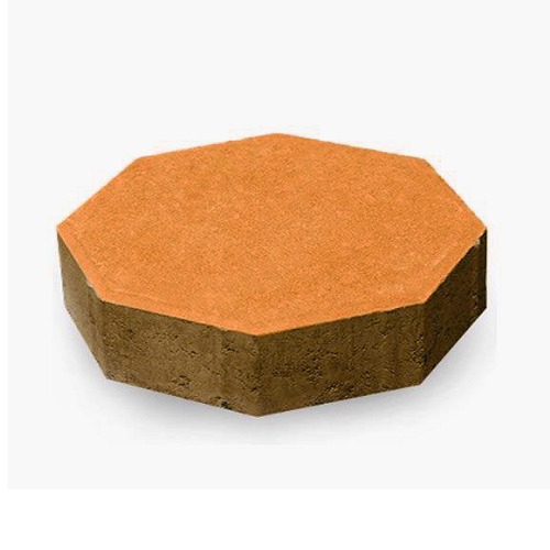 Octagonal Interlock Paver Tiles Height 6 cm Size 81.6×197 mm Orange Color | Artic