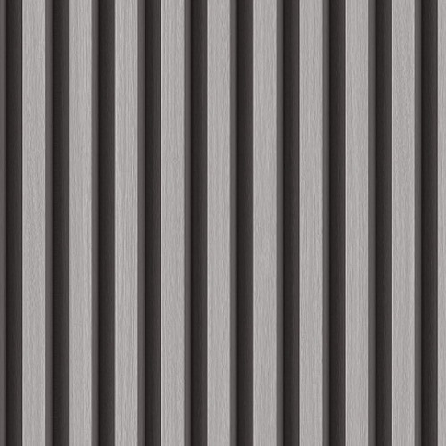Wallpaper Striped Design Size 15.6m×106cm Light Gray | Luxury line
