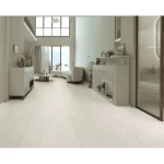 Matte ceramic flooring, 75 x 75 cm x 1.1 cm, light beige color |  Saudi Ceramics