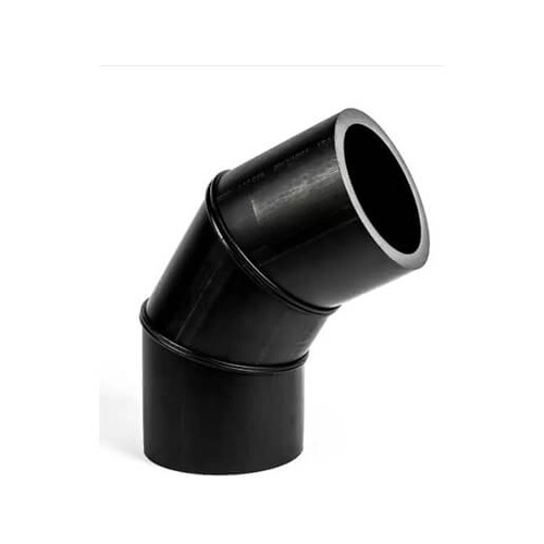 HDPE Plastic Segmented Bend Elbow 60°, Size 560 mm, Black | Union Pipe industry KSA