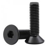 Black  Countersunk Allen Bolt    Grade 10.9, Size Diameter 12 mm, Length 70 mm | Aobsco Company