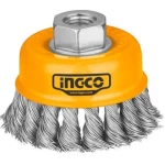 Cup Brush Twisted Wire, Size 5 Inch, Ingco Brand