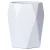 Fiber cement flower vase size 27x23 cm white color
